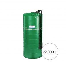 Double skin liquid fertilizer storage tanks with 2" filling line and telemetry option