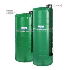Double skin liquid fertilizer storage tanks with 2" filling line and telemetry option