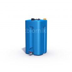 Single skin 200 l. tank, horizontal