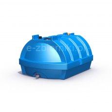 Single skin 1200 l. tank, low profile