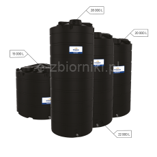 Single skin water storage tanks with 2" bottom outlet