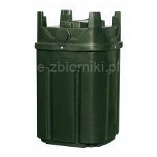 Double skin tank, 200 l., horizontal