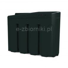 Double skin tank, 4000 l., horizontal