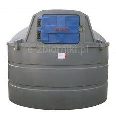 DESO Diesel 5000l. tank with digital flowmeter, glass filter and hose reel