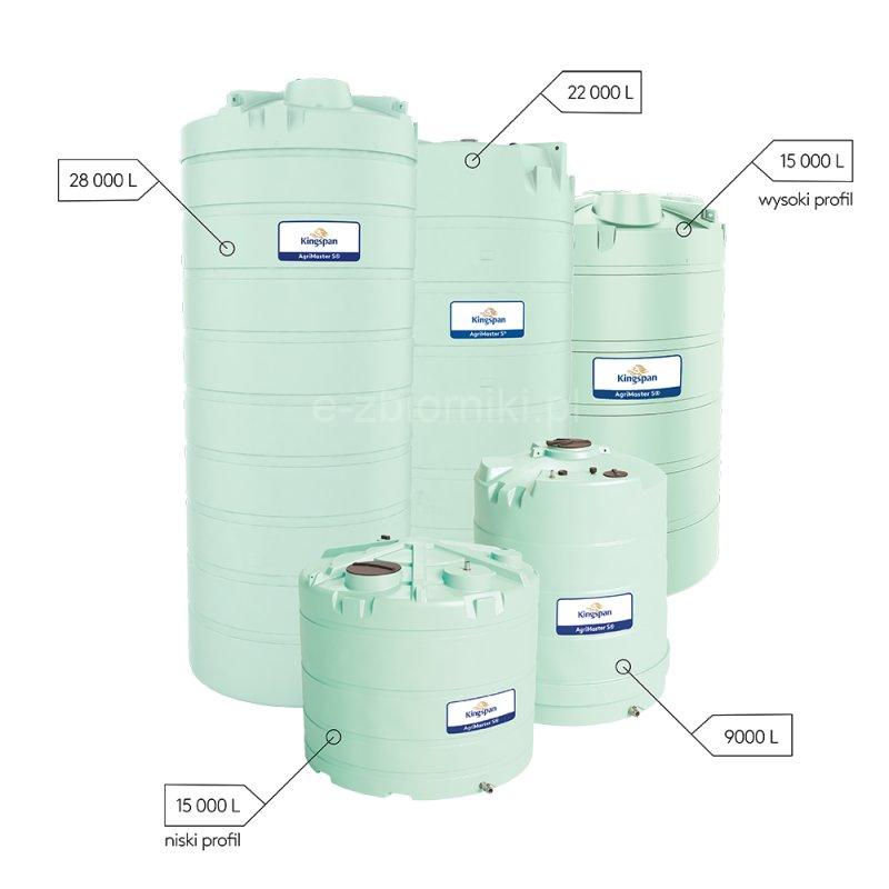 Kingspan Single skin liquid fertilizer storage tanks with 2
