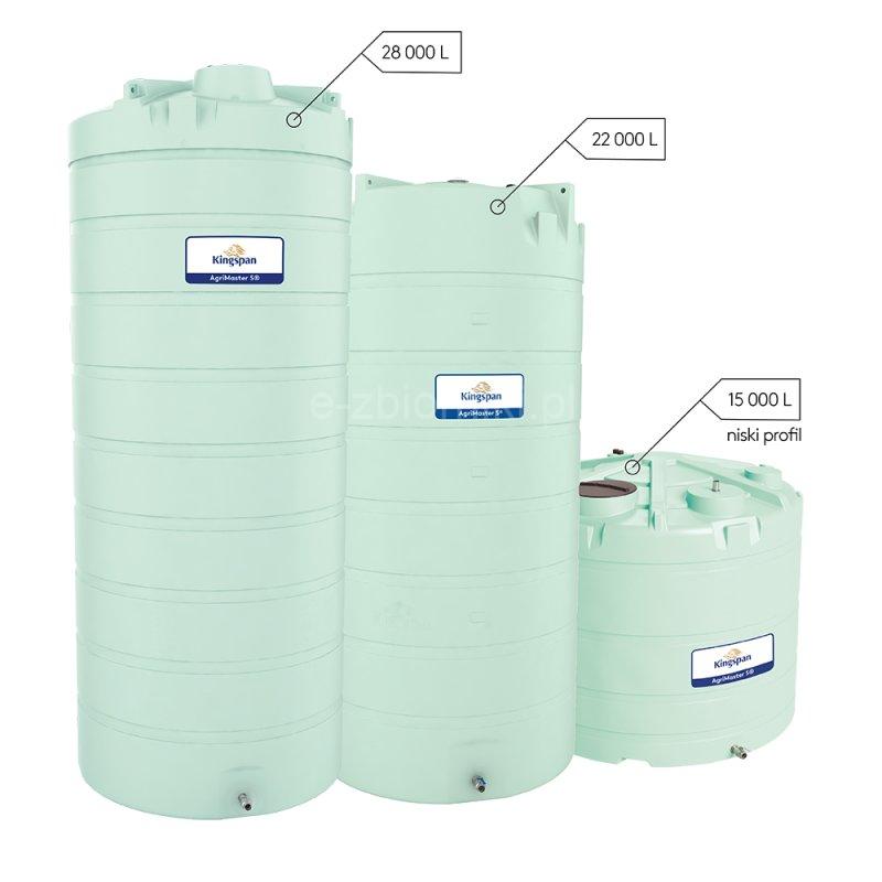 Kingspan Single skin liquid fertilizer storage tanks with 2