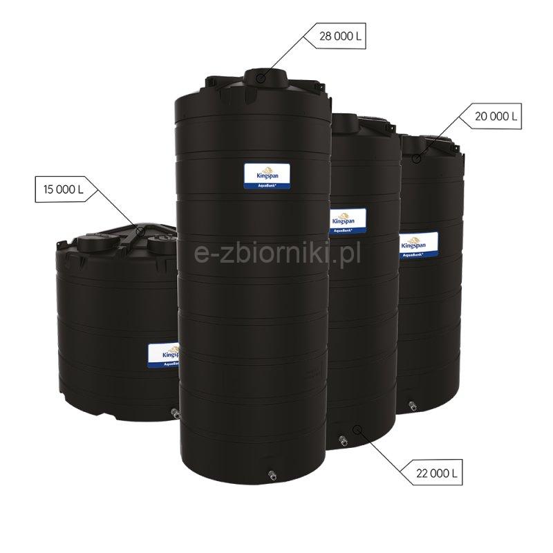 Single skin water storage tanks with 2