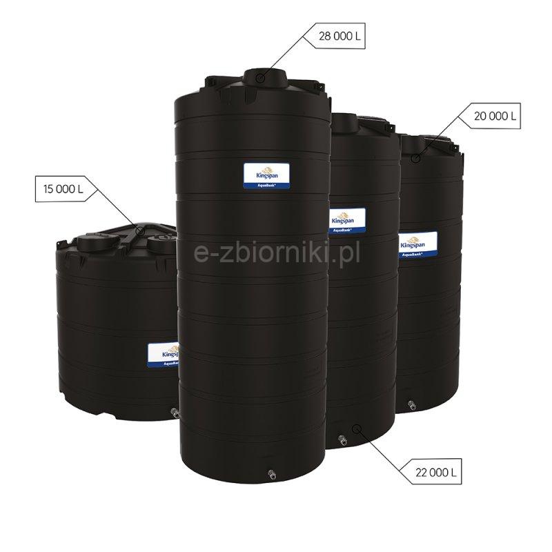 Single skin water storage tanks with 3