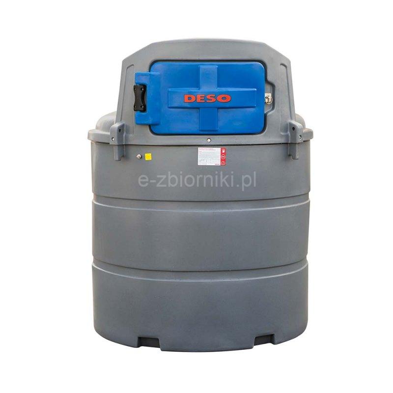 DESO Diesel 1340l. tank with 8m hose reel and glass filter