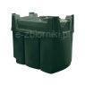 Double skin tank, 600 l., horizontal